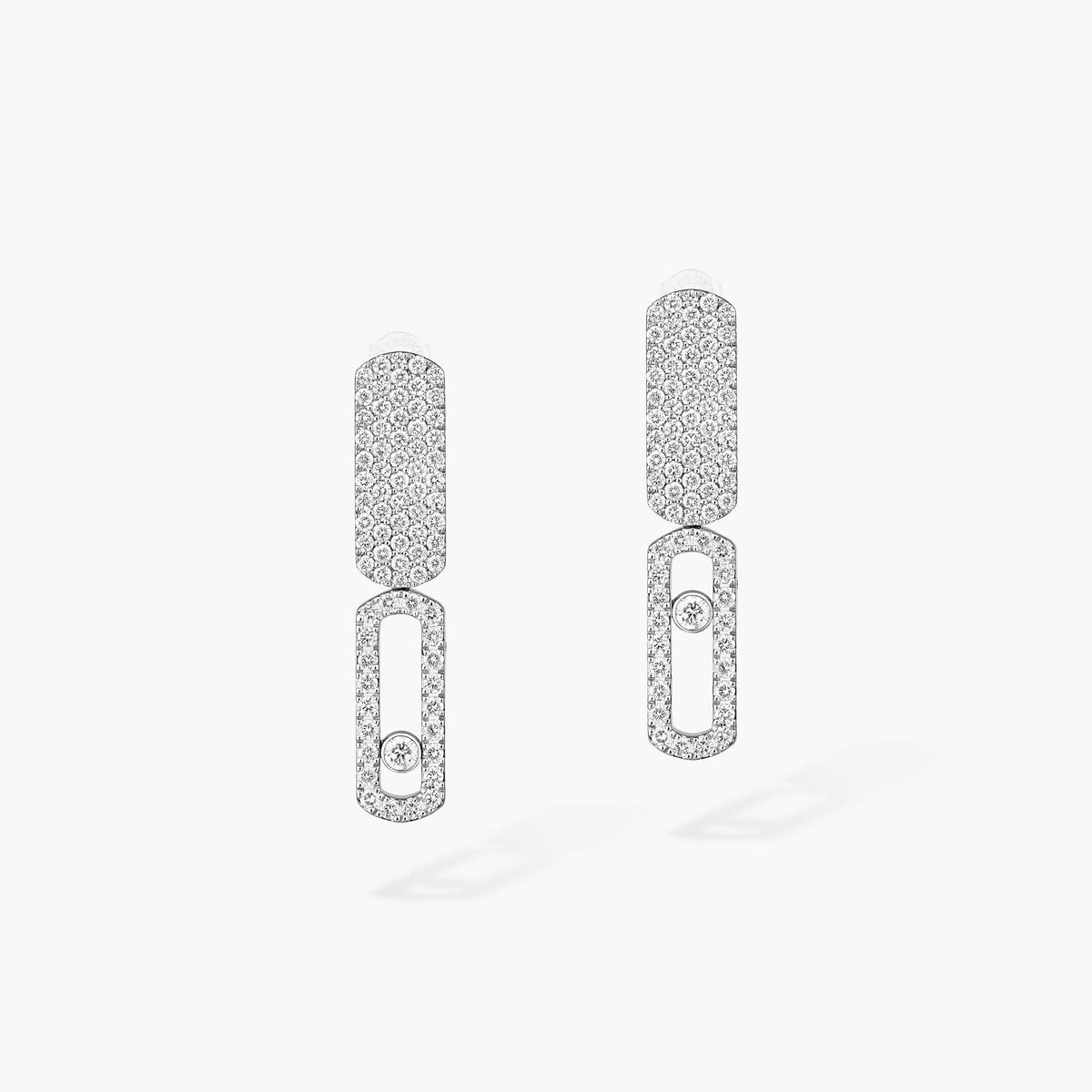 [Solara jewelry]Imperial Move SM Diamond Earrings