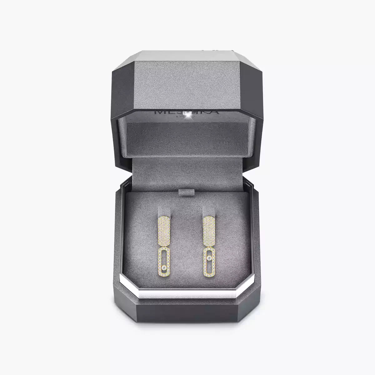 [Solara jewelry]Imperial Move SM Diamond Earrings