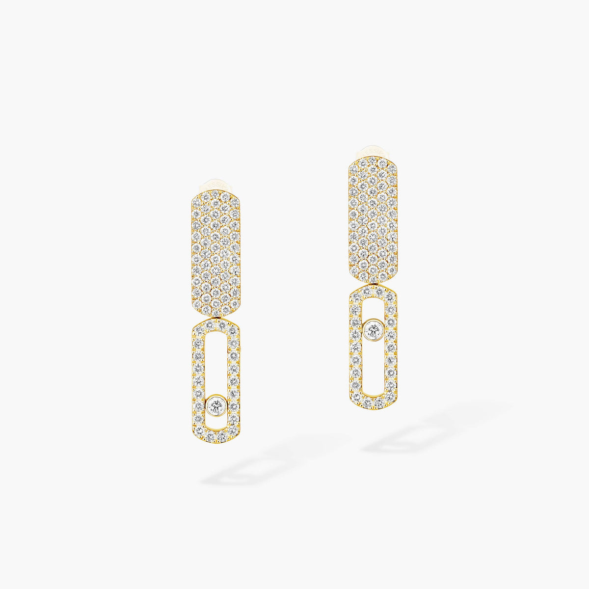 [Solara jewelry]Imperial Move SM Diamond Earrings