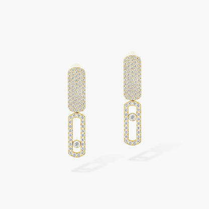 [Solara jewelry]Imperial Move SM Diamond Earrings