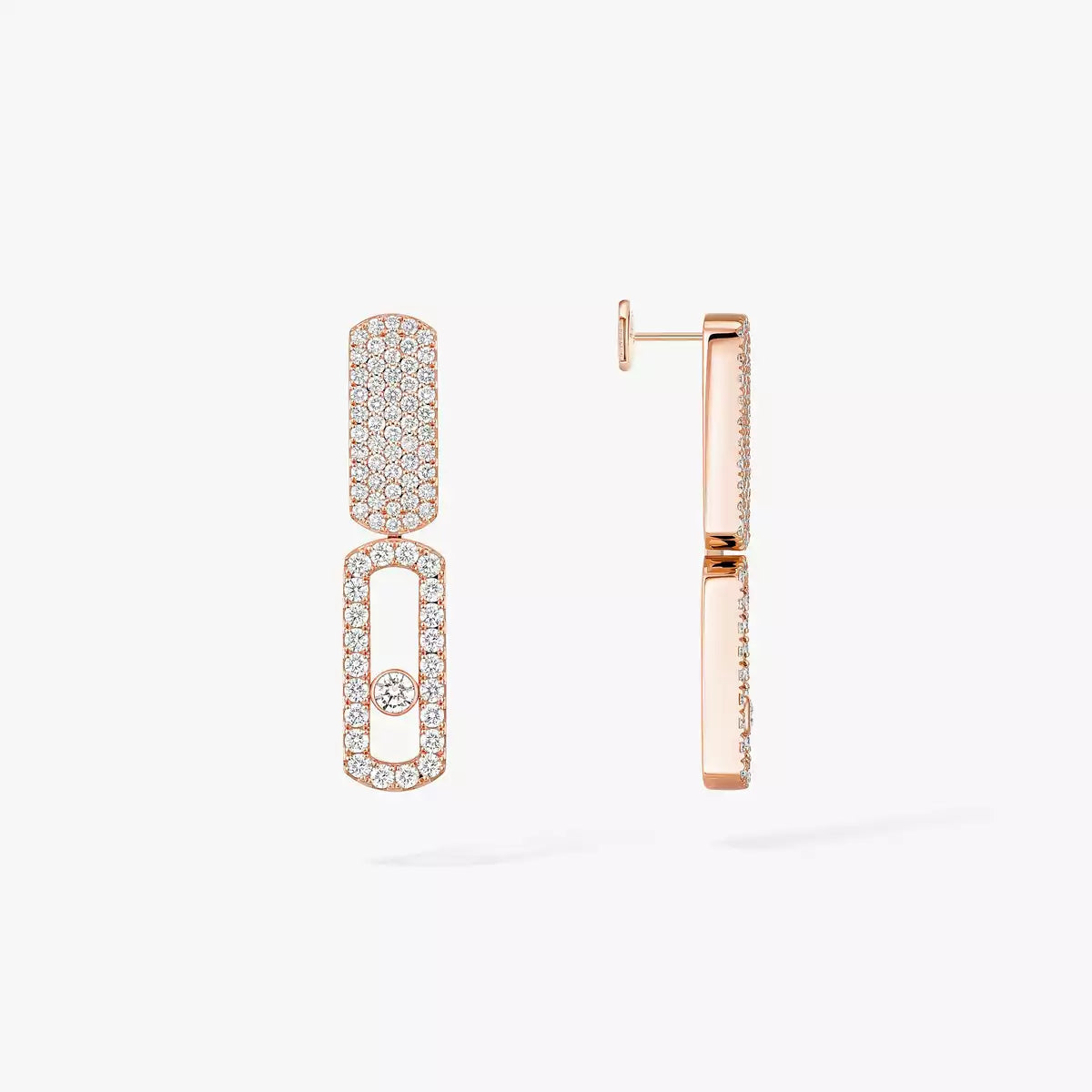 [Solara jewelry]Imperial Move SM Diamond Earrings