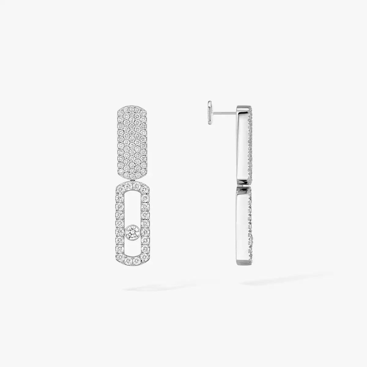 [Solara jewelry]Imperial Move SM Diamond Earrings