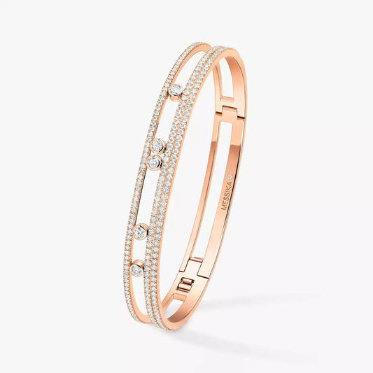 [Solara jewelry]Move Romane pavé bangle