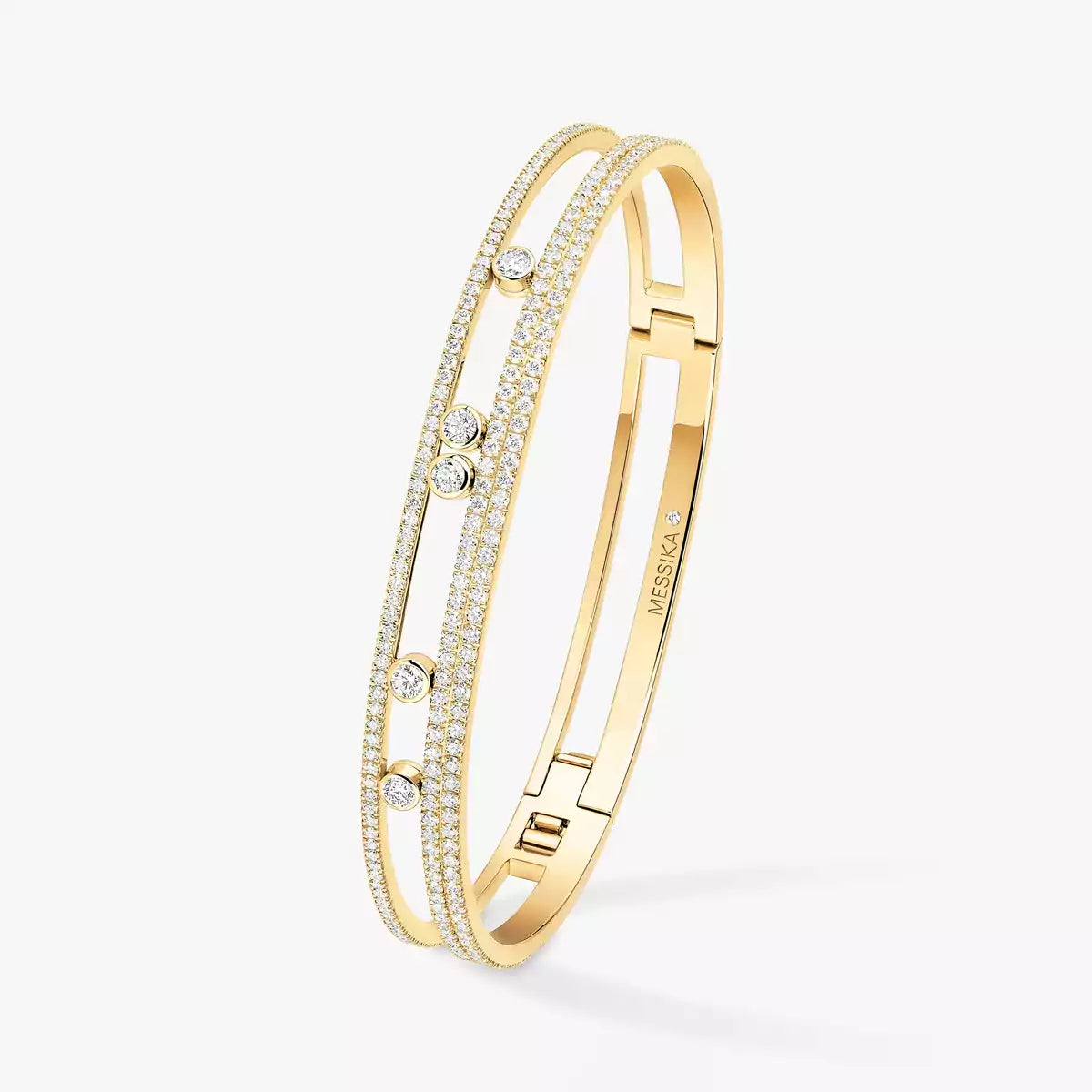 [Solara jewelry]Move Romane pavé bangle