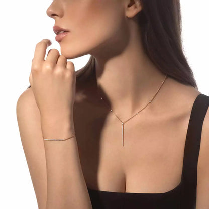 [Solara jewelry]Diamond Thin Bangle 0.15ct My Twin Toi & Moi