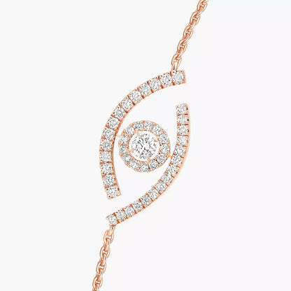 [Solara jewelry]Lucky Eye Pave-Set Diamond Bracelet