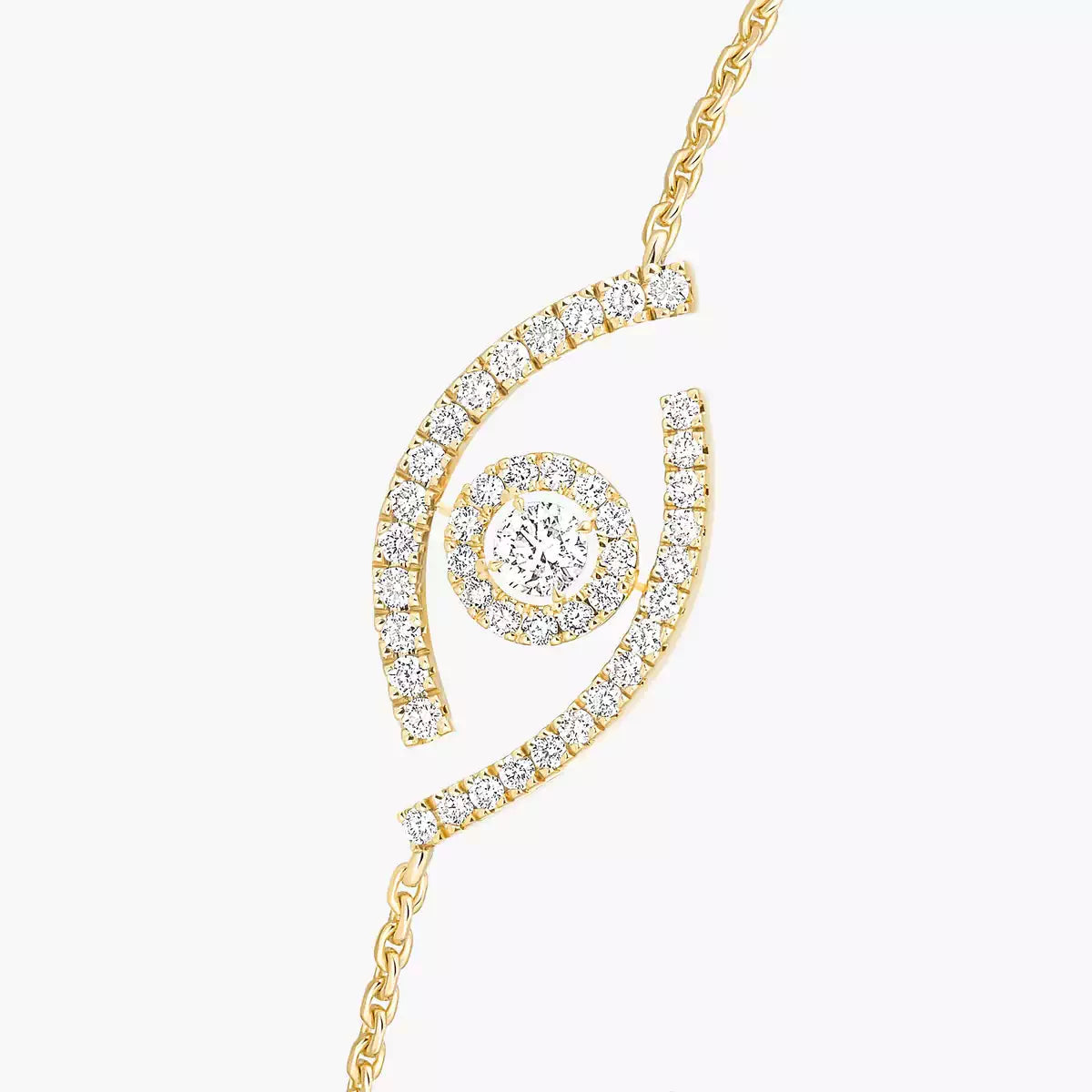 [Solara jewelry]Lucky Eye Pave-Set Diamond Bracelet
