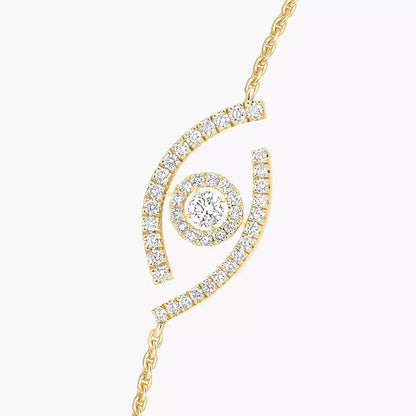 [Solara jewelry]Lucky Eye Pave-Set Diamond Bracelet