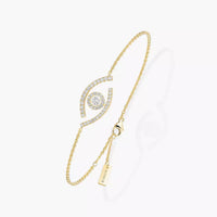 [Solara Jewelry]Lucky Eye Pave-Set Diamond Bracelet