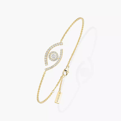 [Solara jewelry]Lucky Eye Pave-Set Diamond Bracelet
