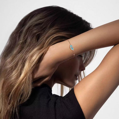 [Solara jewelry]Lucky Eye Diamond Bracelet