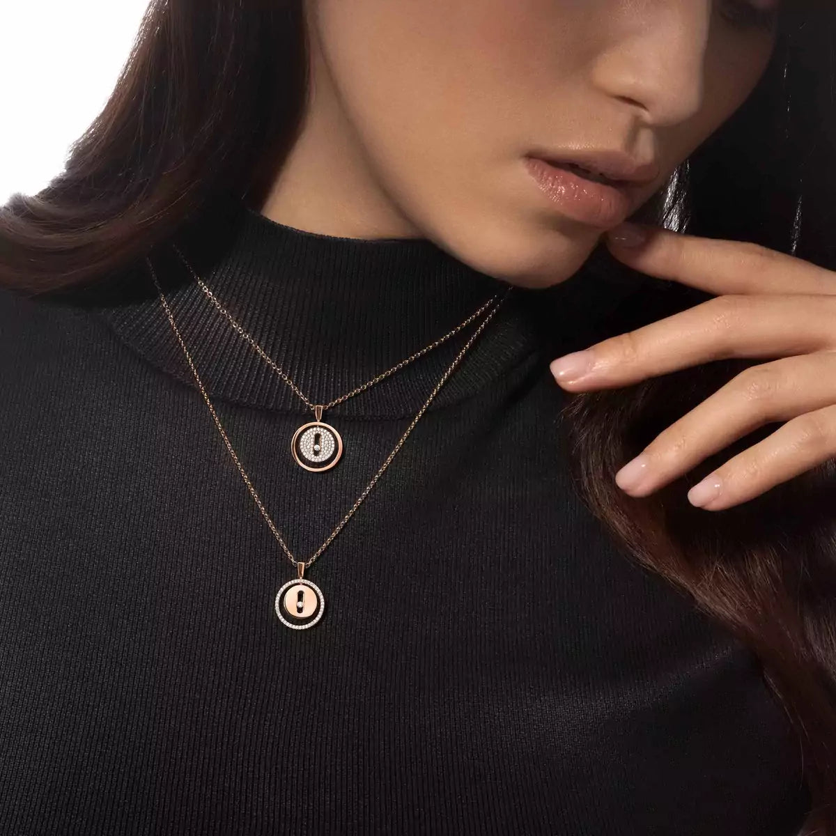 [Solara jewelry] Lucky Move Diamond Necklace