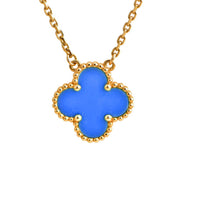 [Solara Jewelry]KLEE 15MM BLAUER ACHAT HALSKETTE