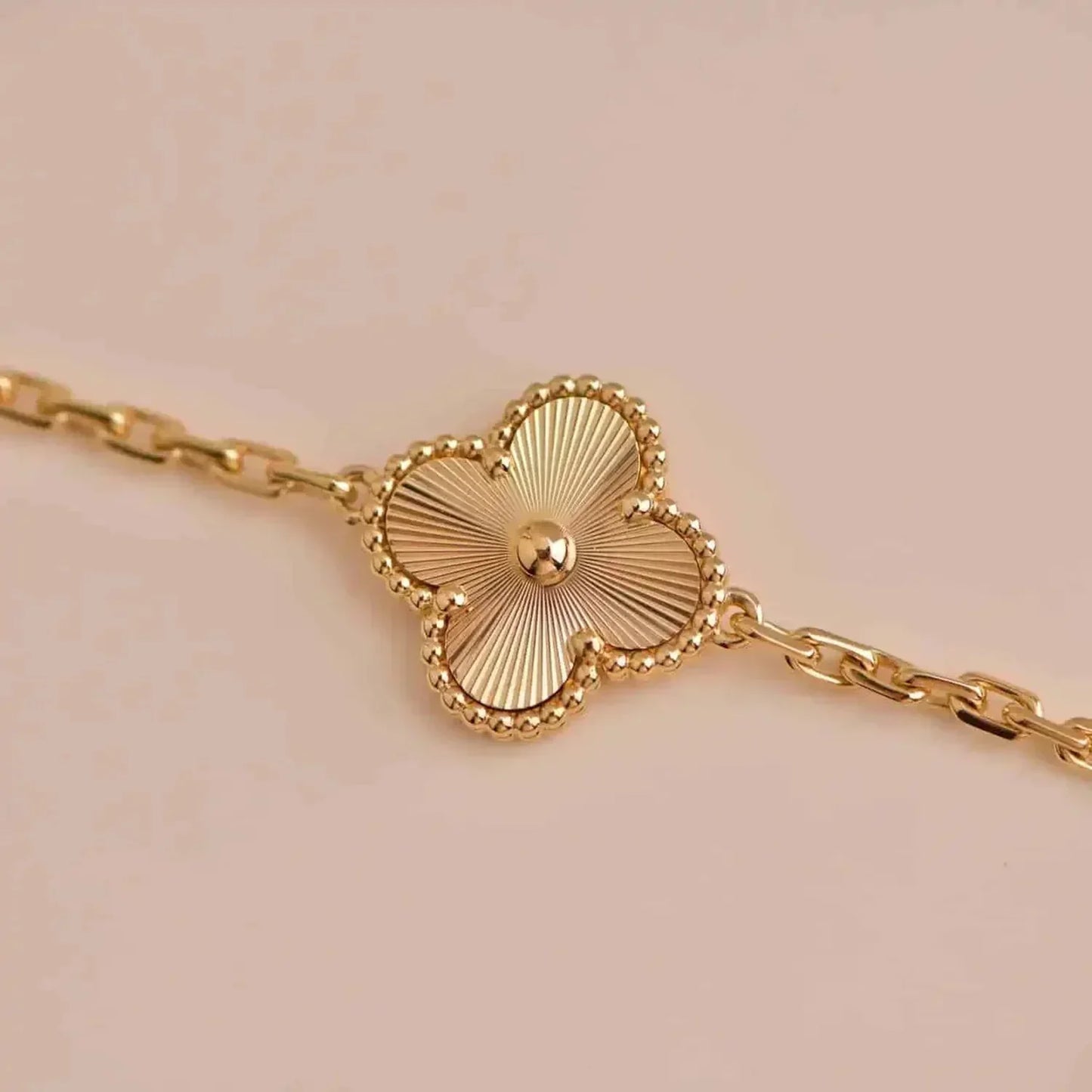 [Solara Jewelry]CLOVER 5 FLOWERS LASER BRACELET