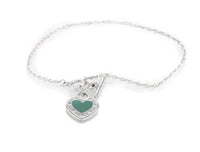 [Solara Jewelry]LOVE HEART BLUE BRACELET
