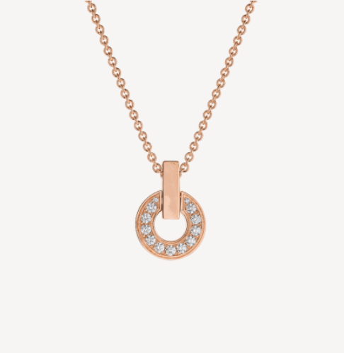 [Solara Jewelry]GARI NECKLACE PINK GOLD DIAMOND