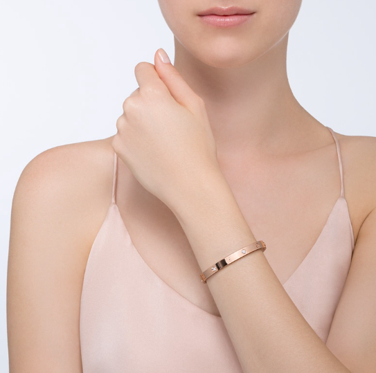 [Solara Jewelry]LOVE BRACELET 6.1MM 4 DIAMONDS