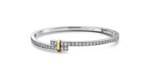 [Solara Jewelry]EDGE DIAMOND GOLD SILVER BRACELET