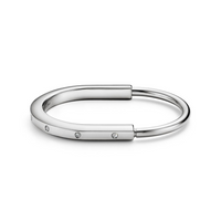 [Solara Jewelry]LOCK BRACELET 8 DIAMOND