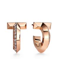 [Solara Jewelry]T1 HOOP DIAMOND EARRINGS