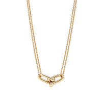 [Solara Jewelry]HARDWEAR GOLD DOUBLE LINK NECKLACE