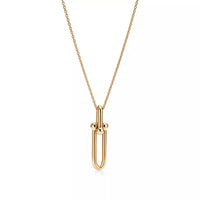 [Solara Jewelry]HARDWEAR GOLD DROP PEDANT NECKLACE