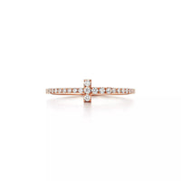 [Solara Jewelry]T RING DIAMOND PINK GOLD
