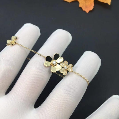 [Solara Jewelry]FRIVOLE GOLD 5 FLOWERS BRACELET