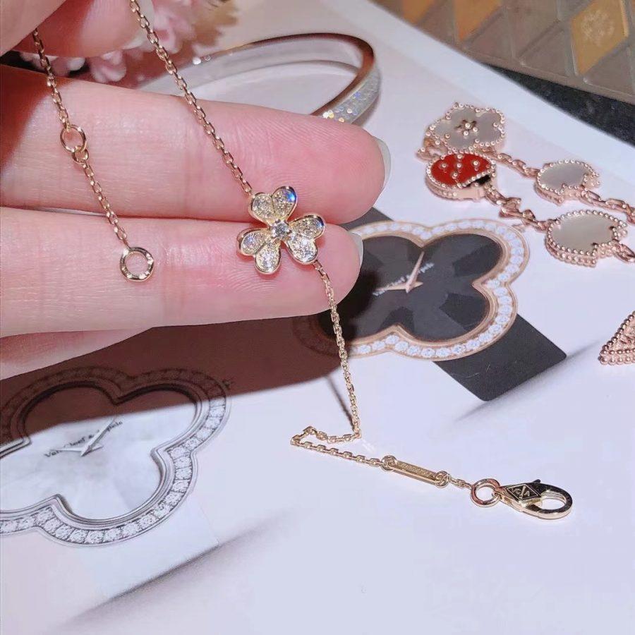 [Solara Jewelry]FRIVOLE GOLD FLOWER DIAMOND BRACELET