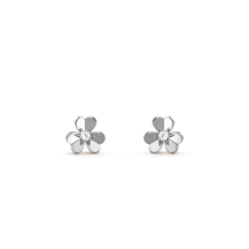 [Solara Jewelry]FRIVOLE MINI SILVER FLOWER EARRINGS