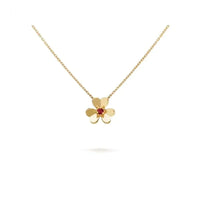 [Solara Jewelry]FRIVOLE GOLD FLOWER NECKLACE