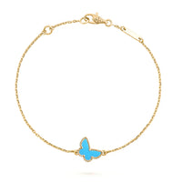 [Solara Jewelry]バタフライターコイズバタフライブレスレット