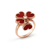 [Solara Jewelry]SÜSSKLEE-KARNEOL-RING
