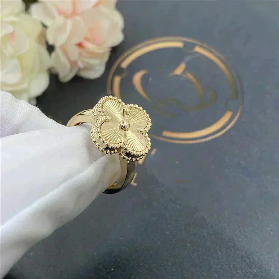 [Solara Jewelry]CLOVER GOLD RING