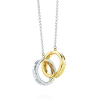 [Solara Jewelry]INTERLOCKING CIRCLES PENDANT SMALL NECKLACE