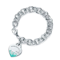 [Solara Jewelry]LOVE HEART RETURN TO TIF SILVER BRACELET