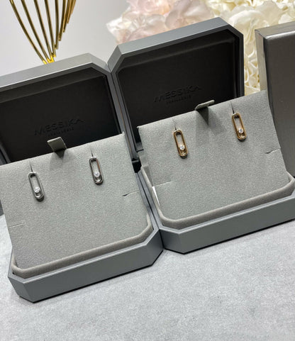[Solara jewelry]MOVE UNO SMALL 1 DIAMOND EARRINGS