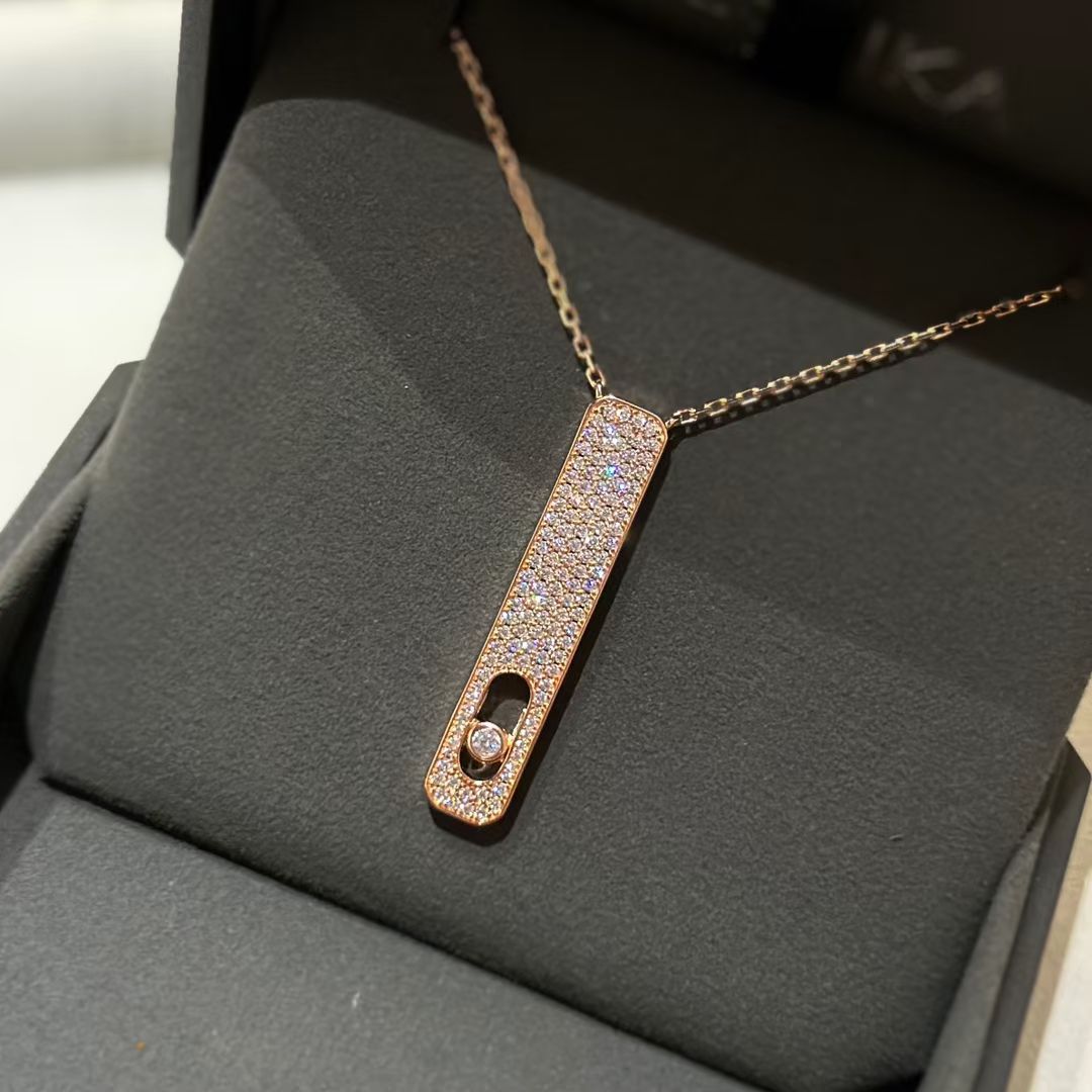 [Solara jewelry]MY FIRST DIAMOND PAVED NECKLACE