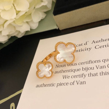 [Solara Jewelry]CLOVER BETWEEN THE FINGER RING