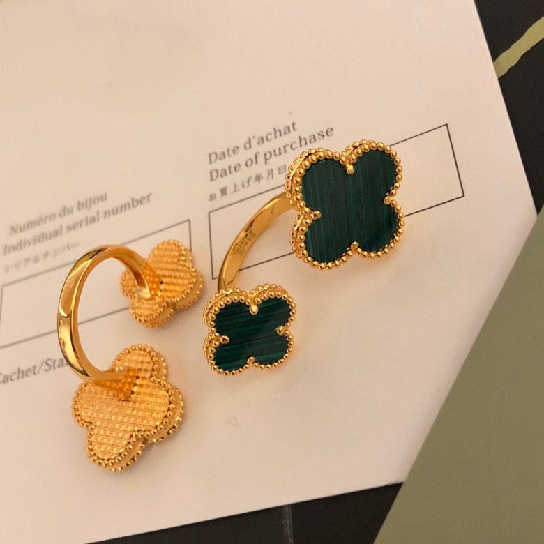 [Solara Jewelry]CLOVER BETWEEN THE FINGER RING