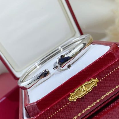 [Solara Jewelry]PANTHERE SILVER OPEN BRACELET