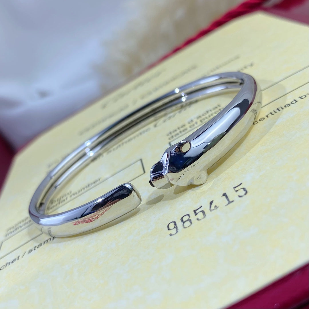 [Solara Jewelry]PANTHERE SILVER OPEN BRACELET