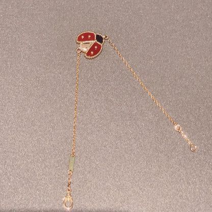 [Solara Jewelry]LUCKY SPRING 1 MOTIF PINK GOLD BRACELET