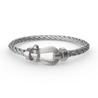 [Solara Jewelry]FORCE GROSSES HUFEISEN OHNE DIAMANT ARMBAND SILBER