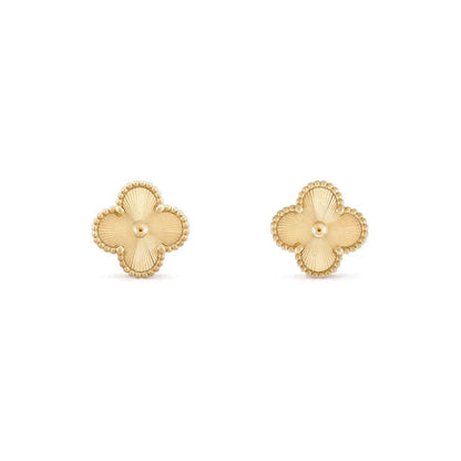 [Solara Jewelry]CLOVER MEDIUM 1 MOTIFS LASER EARRINGS