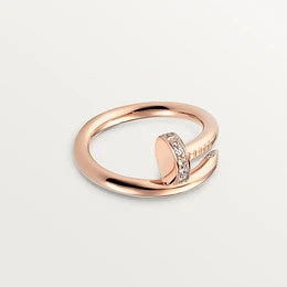 [Solara Jewelry]JUSTE RING 2.65MM PINK GOLD DIAMOND