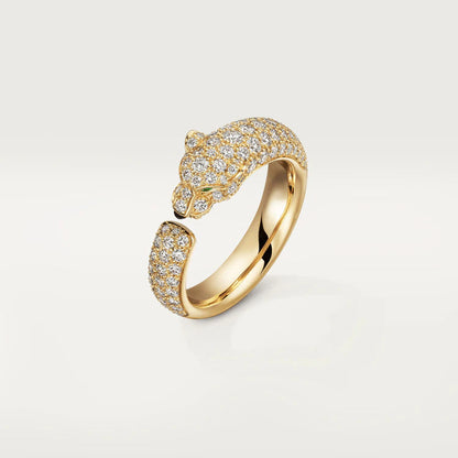 [Solara Jewelry]PANTHERE PINK GOLD DIAMOND RING